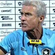 Lado mental vira problema no Botafogo: &#8216;Prefiro que aconteça agora para retificarmos&#8217;, diz Luís Castro