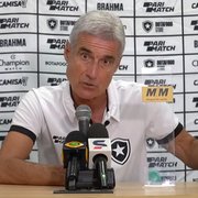 Luís Castro fica na bronca com arbitragem em tropeço do Botafogo para o Nova Iguaçu: 'Hino ao antijogo e a um futebol ruim da nossa parte'