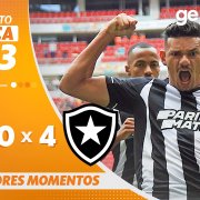 VÍDEO | Gols e melhores momentos da vitória do Botafogo sobre o Boavista por 4 a 0