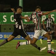 Botafogo sofre gol irregular, marca no fim e empata com o Fluminense na estreia no Brasileiro Sub-20