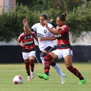 Botafogo empata com o Flamengo, e equipes seguem iguais na liderança da Copa Rio Feminina