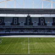 FOTOS: Botafogo divulga novas imagens, e gramado sintético do Estádio Nilton Santos ganha marcações