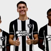 Botafogo anuncia Matheus Pereira, Luan Placido e Devid Richard como reforços para o sub-20