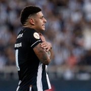 Luis Henrique dedica o golaço na vitória do Botafogo ao pai e brinca: ‘Devia estar puto em casa por eu não ter chutado várias vezes’