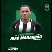 Ex-Botafogo, atacante Maranhão é anunciado como reforço de clube da Série B do Catarinense