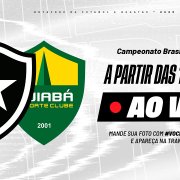 AO VIVO: Botafogo recebe o Cuiabá em jogo decisivo pelo Brasileiro Sub-20