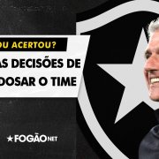 VÍDEO: Luís Castro acertou ou errou no Botafogo? Vitória com titulares e forma de poupar