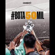 Botafogo inicia campanha para atingir marca de 50 mil sócios-torcedores ‘Camisa 7’