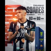 Tiquinho Soares, do Botafogo, é eleito o melhor jogador do mês no Brasileirão pela segunda vez seguida