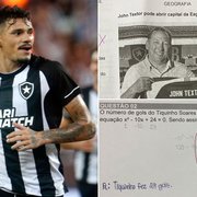 Líder Botafogo nas escolas: professores fazem Tiquinho Soares e John Textor virarem questões de provas no Rio