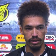 Autor do gol de empate, Adryelson parabeniza grupo do Botafogo por reação contra o Santos: ‘Ponto fora de casa muito importante’