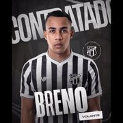 Emprestado pelo Botafogo, Breno é anunciado como novo reforço do Ceará
