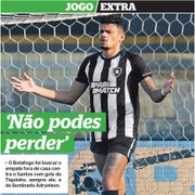 ‘Não podes perder’: jornais cariocas destacam empate do líder Botafogo contra o Santos no fim