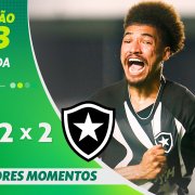 VÍDEO | Gols e melhores momentos do empate do Botafogo com o Santos na Vila Belmiro