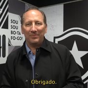 John Textor agradece a funcionários do Botafogo: ‘Nunca tinha visto pessoas unidas assim. Ano especial’