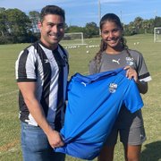Giovanna Waksman agradece visita de CEO do Botafogo na Flórida; ‘Você é nossa maior joia’, retribui Thairo