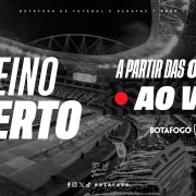 Assista AO VIVO: Botafogo faz treino aberto para os torcedores no Estádio Nilton Santos