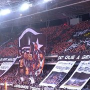 Torcida do Botafogo faz mais um lindo mosaico em jogo contra o Goiás; veja fotos e vídeos