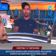 Loffredo critica acréscimos em Coritiba 1 x 1 Botafogo: 'Bola nem deveria ter saído'