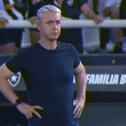 Tiago Nunes não detecta ‘oba-oba’ no Botafogo, cita falta de experiência do elenco e afirma: ‘Espero que o que se passou sirva de lição’
