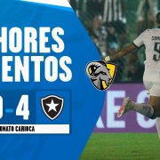 VÍDEO: gols e melhores momentos da vitória do Botafogo por 4 a 0 sobre o Boavista na Taça Rio