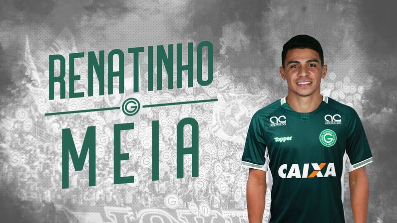 Goiás oficializa a contratação do meia Renatinho, que estava no Botafogo