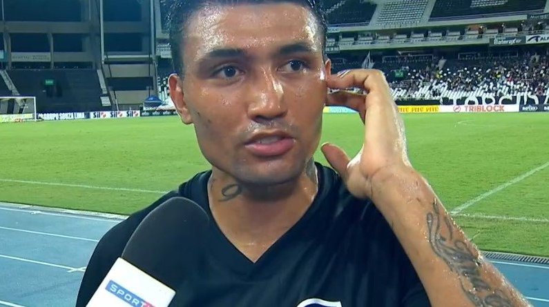 Entrevista de Kieza após Botafogo 2 x 1 Madureira no Campeonato Carioca