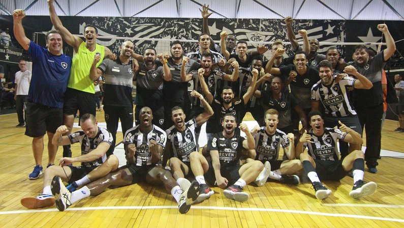 Vôlei: Botafogo vence Lavras, vai à final da Superliga B e garante acesso à elite