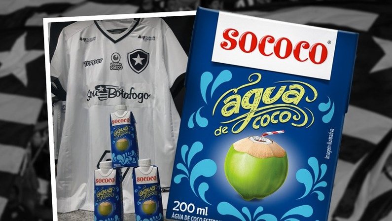 Parceria: Sococo é a nova fornecedora oficial de água de coco do Botafogo