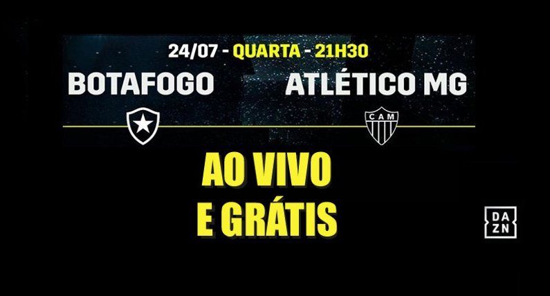 Link ao vivo para assistir Botafogo x Atlético-MG pela Copa Sul-Americana na internet