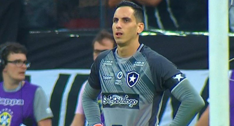 Gatito Fernández em Corinthians x Botafogo | Campeonato Brasileiro 2019