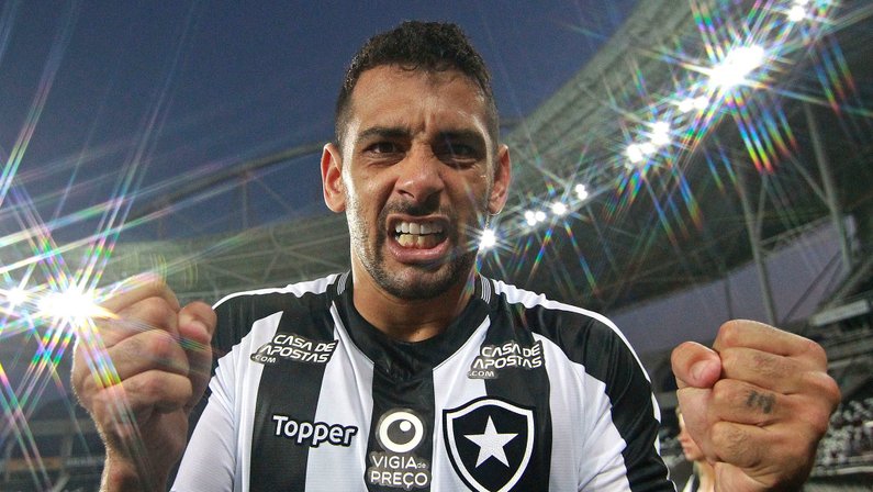 Diego Souza acumula gols decisivos pelo Botafogo no Nilton Santos