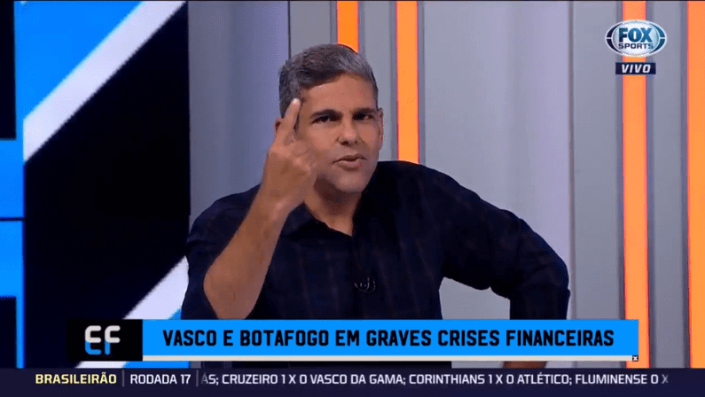 Apresentador critica Botafogo, Fluminense e Vasco: ‘O futebol do Rio tem um time, que é o Flamengo’