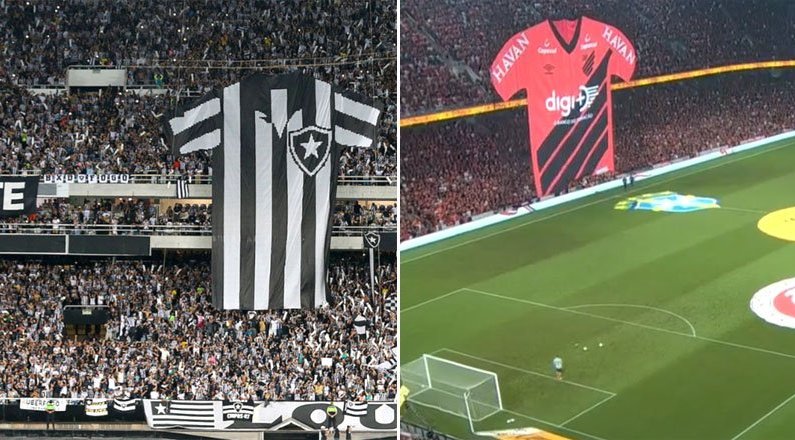 Camisas 3D de Botafogo e Athletico-PR na Libertadores-2017 e Copa do Brasil-2019