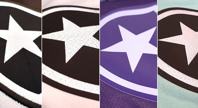 Escudos do Botafogo nas camisas da coleção Kappa