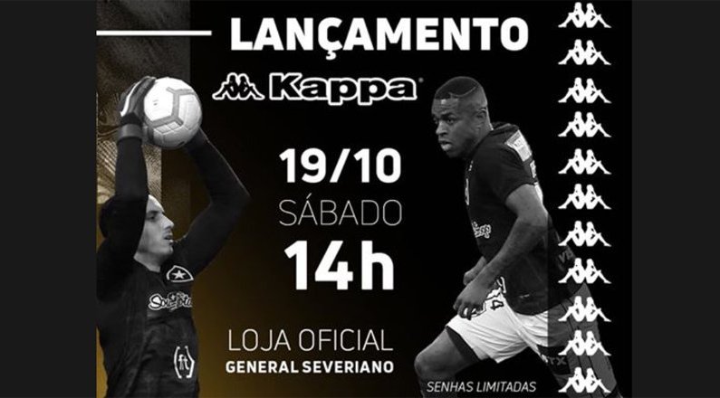 Gatito Fernández e Marcelo Benvenuto estarão no lançamento do novo uniforme do Botafogo, confeccionado pela Kappa, no lugar de Dodô