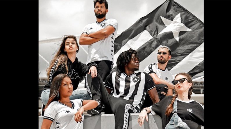 Novos uniformes do Botafogo da Kappa versão 2019/2020