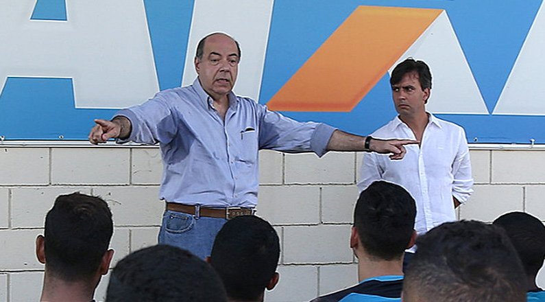 Nelson Mufarrej e Gustavo Noronha, membros do Mais Botafogo