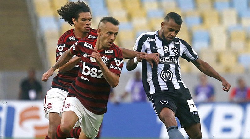 Willian Arão, Rafinha e Alex Santana em Flamengo x Botafogo | Campeonato Brasileiro 2019
