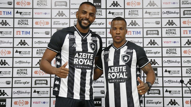 Apresentados, Guilherme Santos e Ruan Renato prometem fazer história no Botafogo