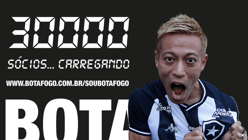Efeito Honda e Yaya! Botafogo ganha 6 mil sócios em uma semana para chegar a 30 mil