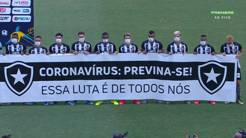 Após férias, Botafogo decide manter orientação por treinos em casa