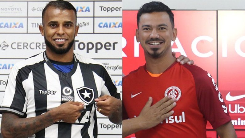 Alex Santana e Rodrigo Lindoso foram envolvidos em uma negociação entre Botafogo e Internacional