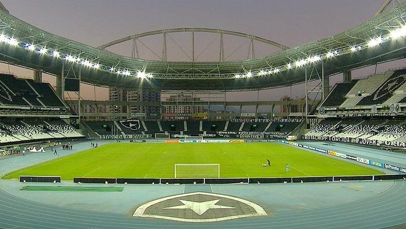 Estádio Nilton Santos em Botafogo x Internacional | Campeonato Brasileiro 2020
