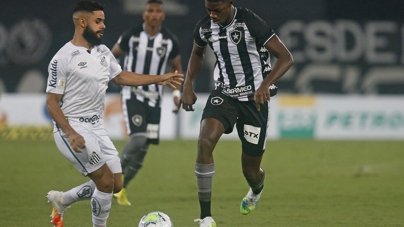 Matheus Babi - Botafogo x Santos - Campeonato Brasileiro 2020