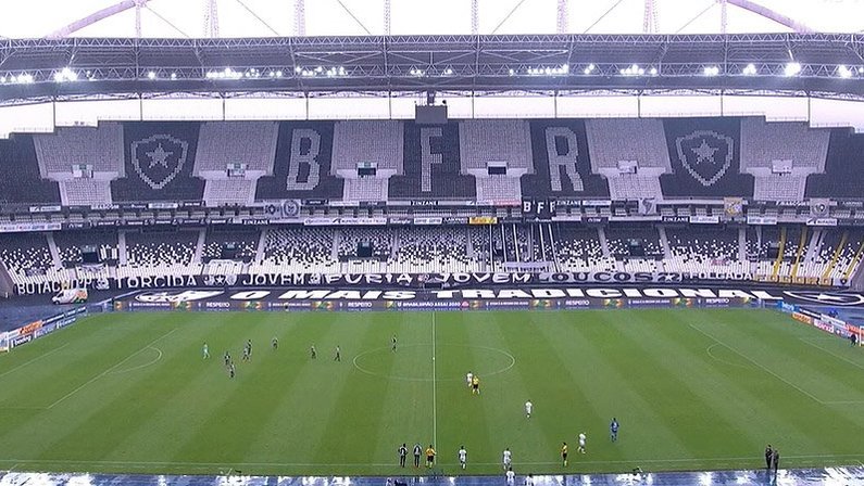 Estádio Nilton Santos em Botafogo x Corinthians | Campeonato Brasileiro 2020