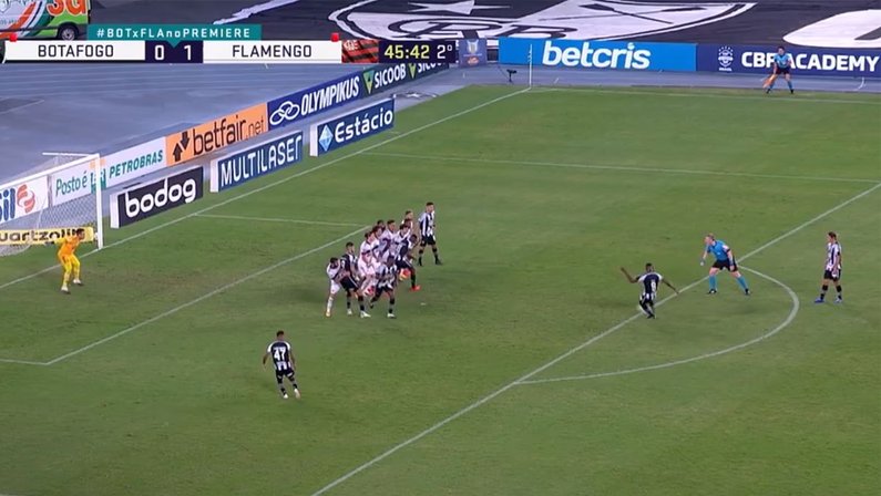 Kalou e Honda - Botafogo x Flamengo