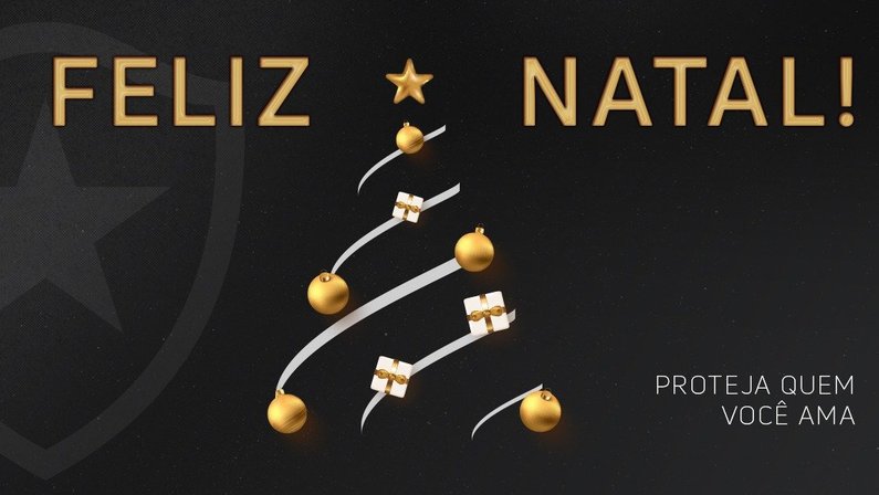 Mensagem de Feliz Natal do Botafogo