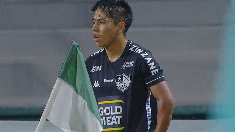 Alexander Lecaros em Coritiba x Botafogo | Campeonato Brasileiro 2020