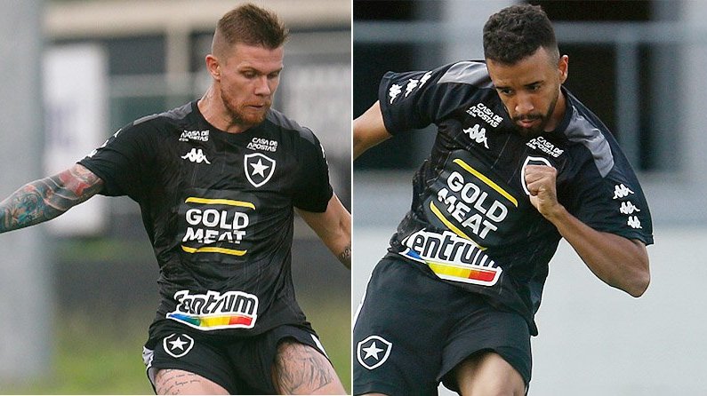 Botafogo terá Rafael Forster e Caio Alexandre pela esquerda contra o Coritiba; Gustavo Cascardo foi testado